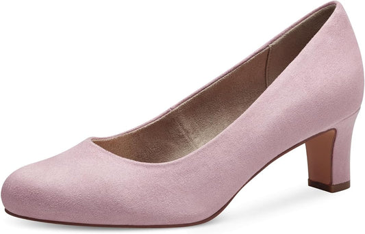 Jana Women's 8-22470-41 Comfort Heel Pumps Shoes Berry Pink