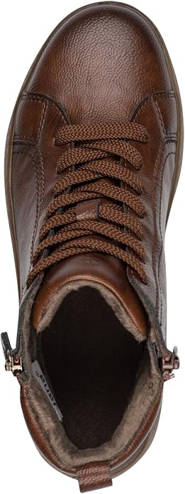 Jana Women's 8-25261-47 Softline High Sneaker - Chestnut Brown