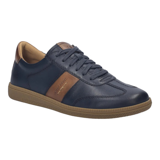 Josef Seibel Women's Joleen 03 Casual Leather Trainers Indigo Blue