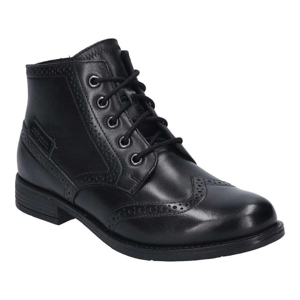 Josef Seibel Women's Simona 08 Casual Leather Ankle Boots Black