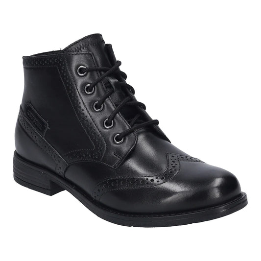 Josef Seibel Women's Simona 08 Casual Leather Ankle Boots Black