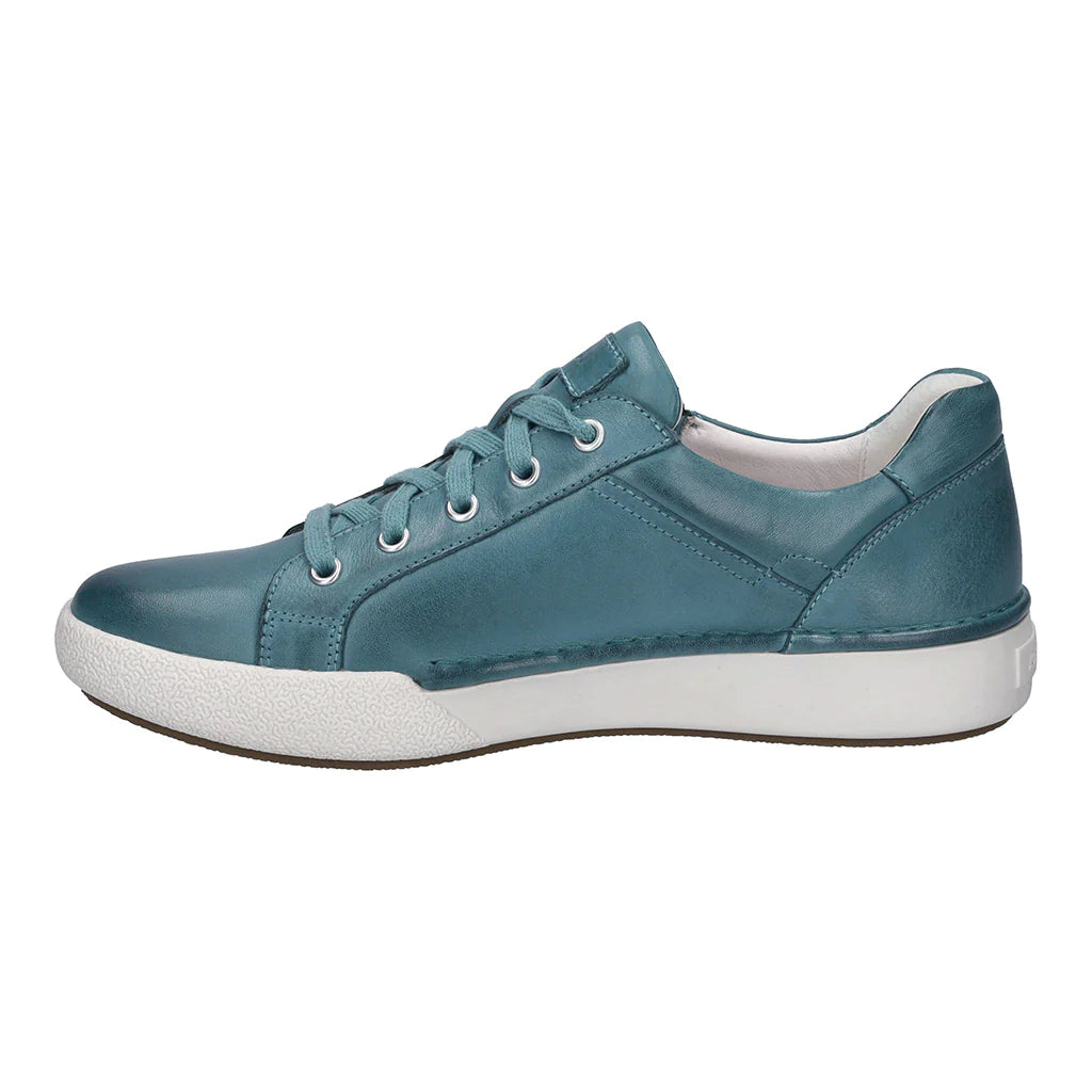 Josef Seibel Women's Claire 03 Casual Leather Trainers Azur Blue