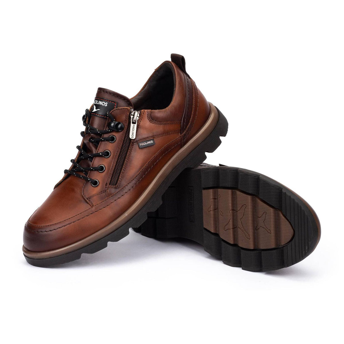 Pikolinos Men's Vigo M3M-4163C1 Leather Lace-Up Shoes Cuero Brown