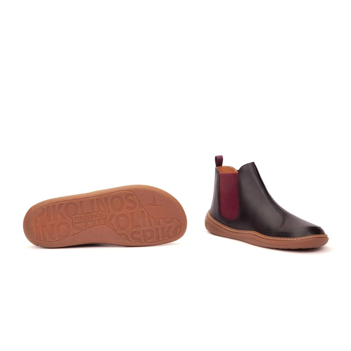 Pikolinos Unisex Aranjuez U9F-8995 Leather Chelsea Boots Black