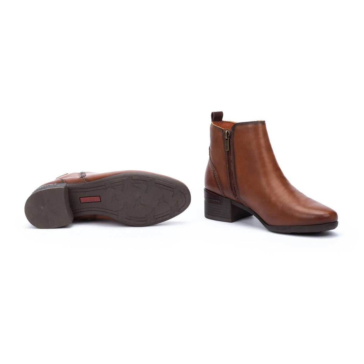 Pikolinos Women's Malaga W6W-8950 Leather Ankle Boots Cuero Brown