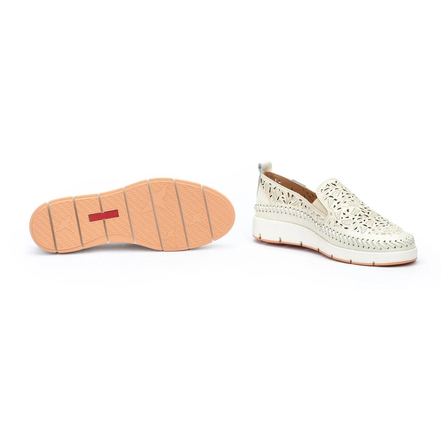 Pikolinos Women's Tenerife W8D-3896 Leather Moccasin Shoes Nata Beige