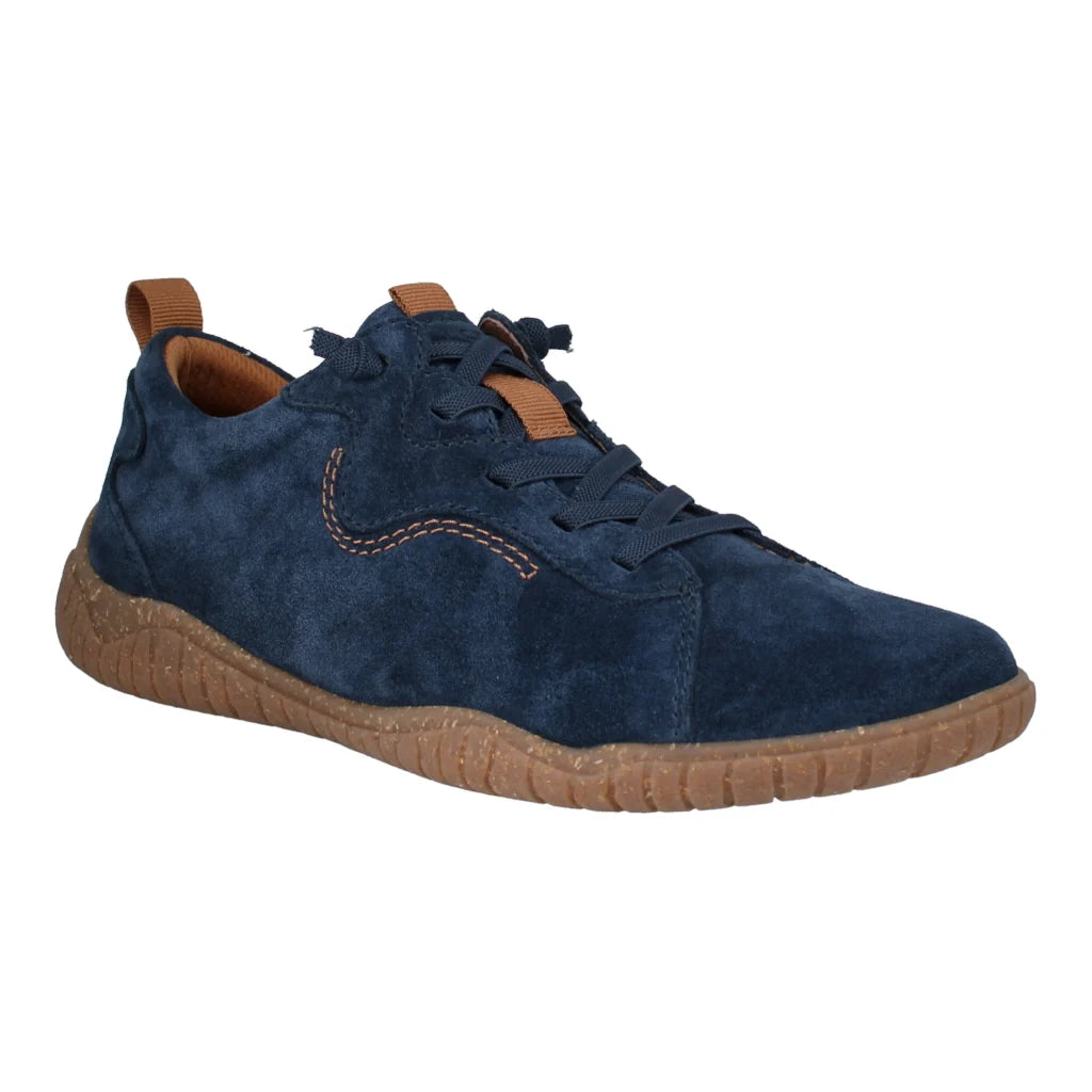 Josef Seibel Women's Wynona 01 Casual Leather Trainers Indigo Blue