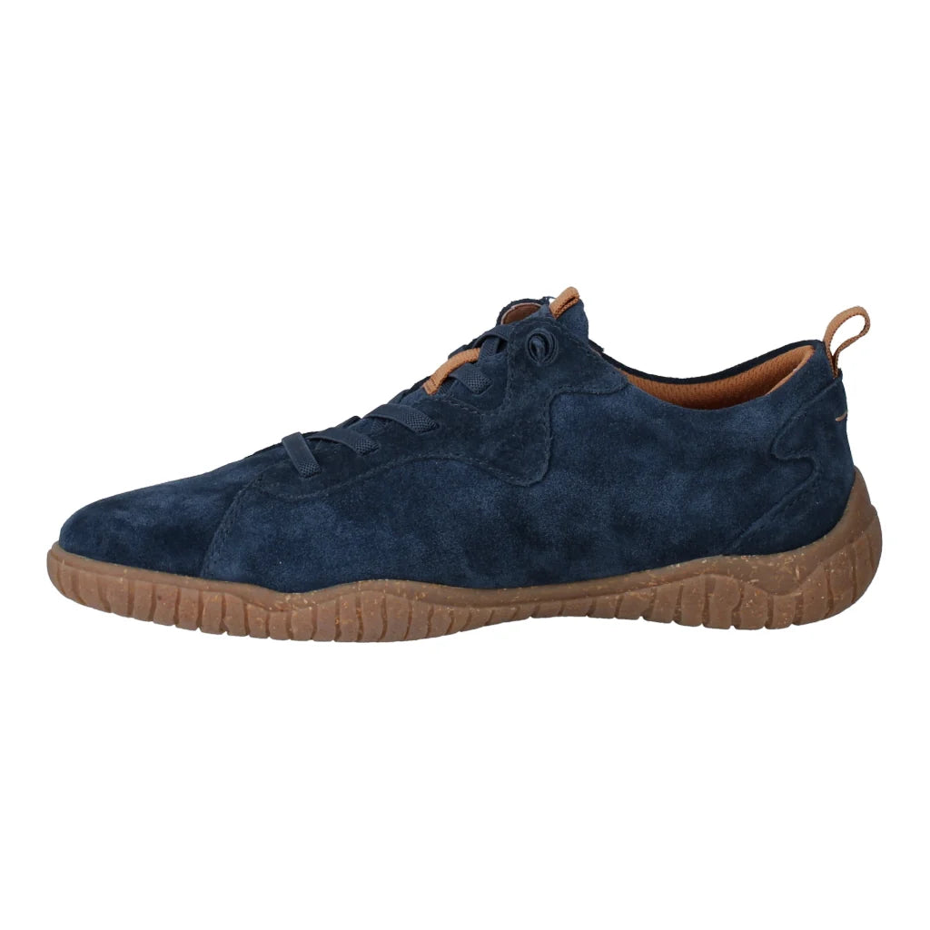 Josef Seibel Women's Wynona 01 Casual Leather Trainers Indigo Blue