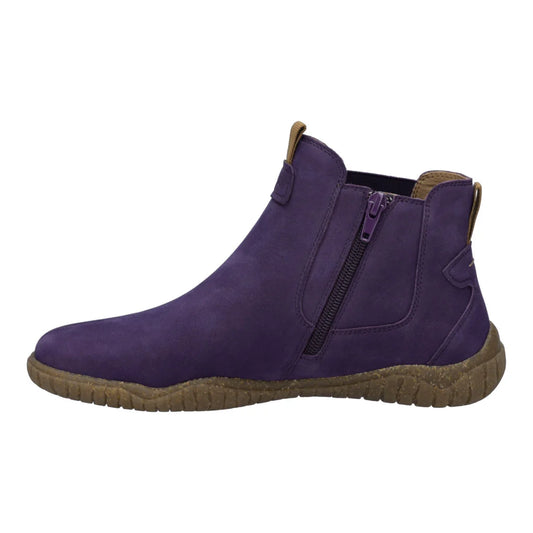 Josef Seibel Women's Wynona 04 Casual Leather Ankle Boots Purple