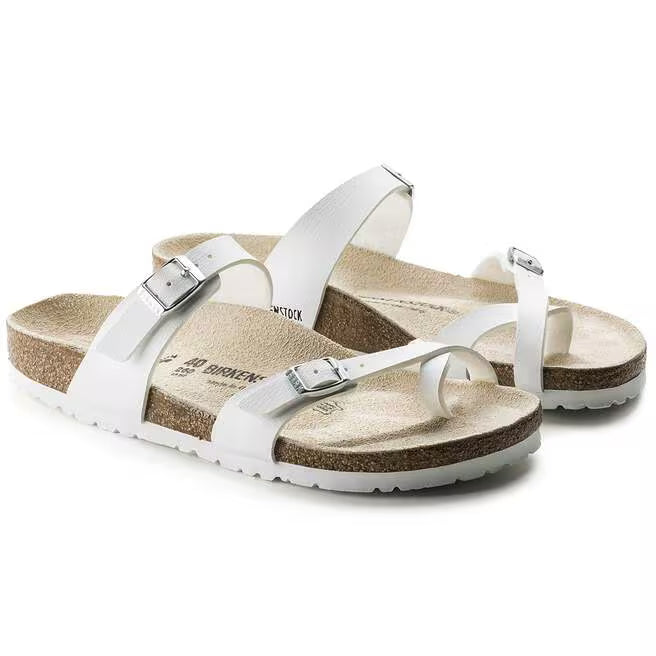 Birkenstock Women's Mayari Birko-Flor Sandals White