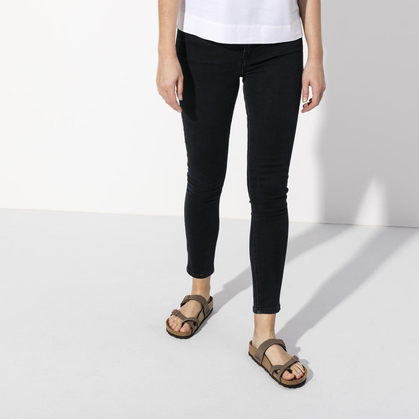Birkenstock Women's Mayari Birko-Flor Nubuck Sandals Mocca Brown