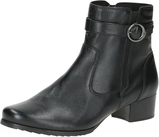 Caprice Women's 9-25420-43 Leather Ankle Boots Black