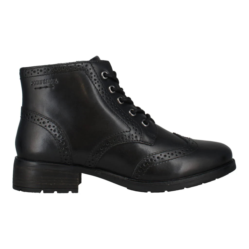 Josef Seibel Women's Kate 11 Leather Ankle Boots Black