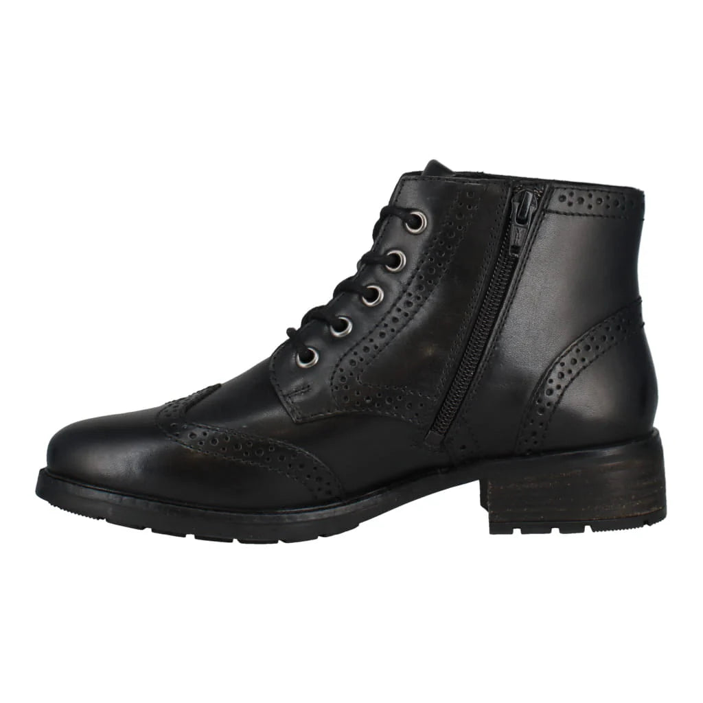 Josef Seibel Women's Kate 11 Leather Ankle Boots Black