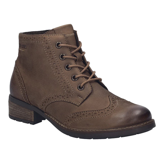Josef Seibel Women's Kate 11 Leather Ankle Boots Brasil Brown