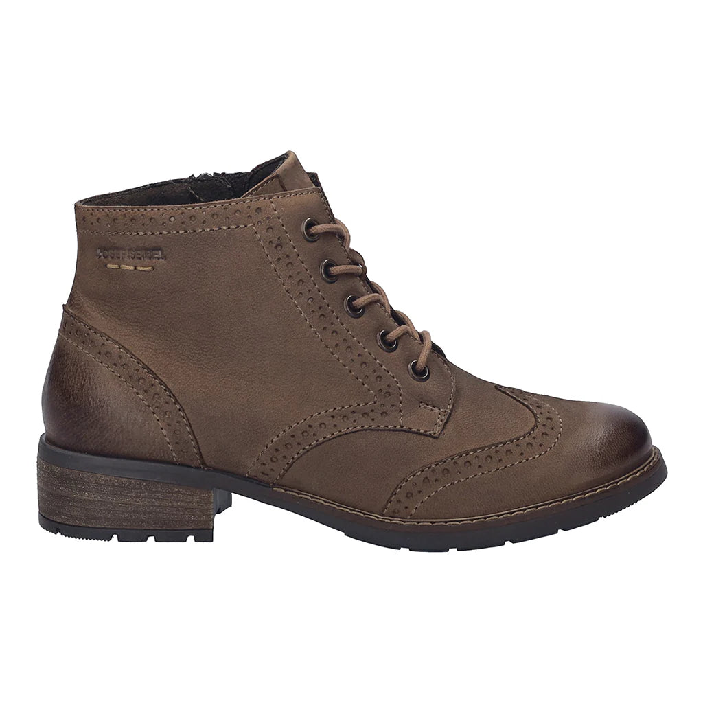 Josef Seibel Women's Kate 11 Leather Ankle Boots Brasil Brown