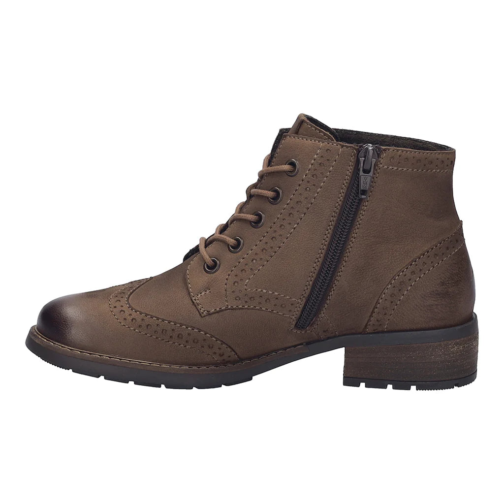 Josef Seibel Women's Kate 11 Leather Ankle Boots Brasil Brown