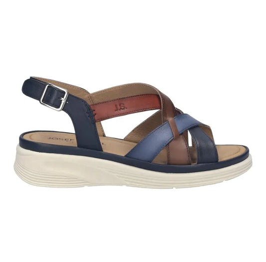 Josef Seibel Women's Sevran 07 Sandals in Blue Multi