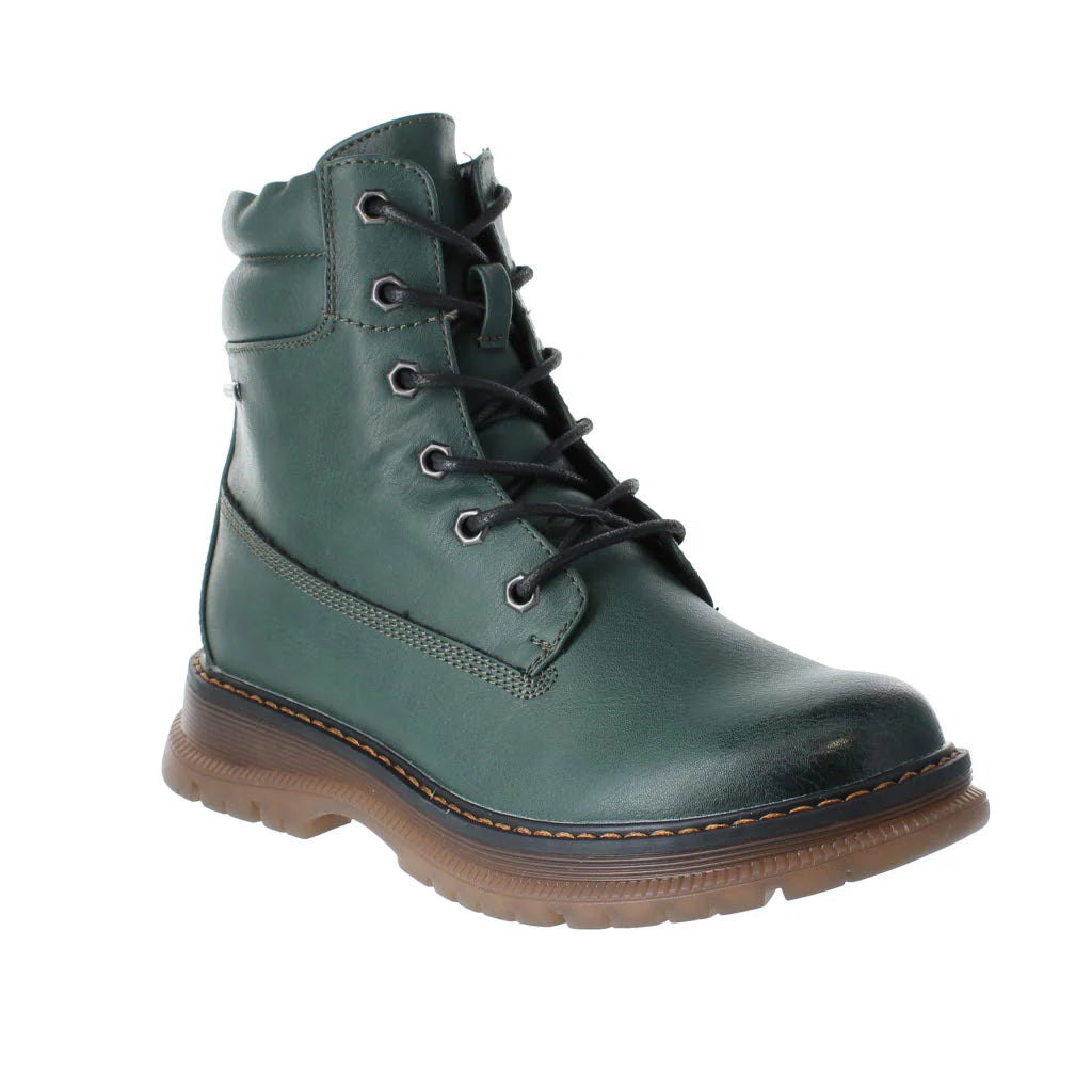 Josef Seibel Women's Westland Peyton 01 Vegan Waterproof Comfort Boots Green