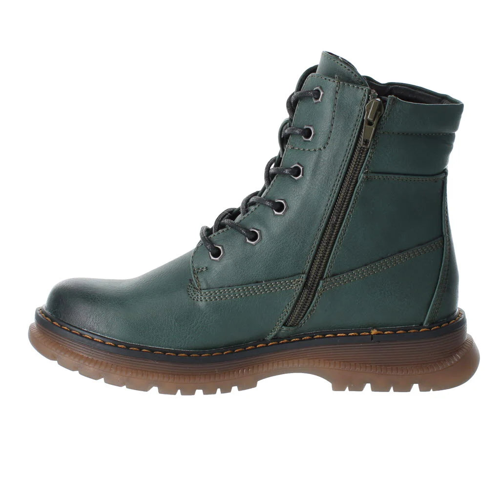Josef Seibel Women's Westland Peyton 01 Vegan Waterproof Comfort Boots Green