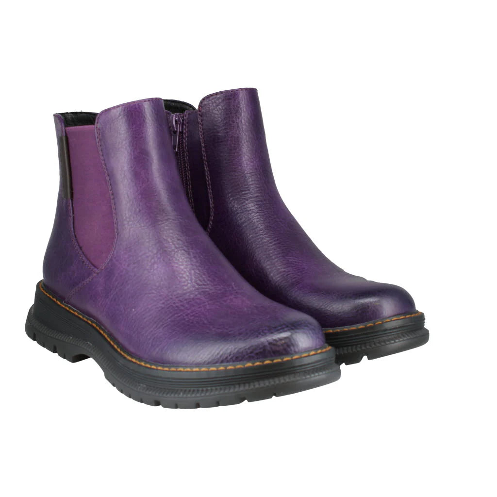 Josef Seibel Women's Westland Peyton 02 Vegan Comfort Boots Purple