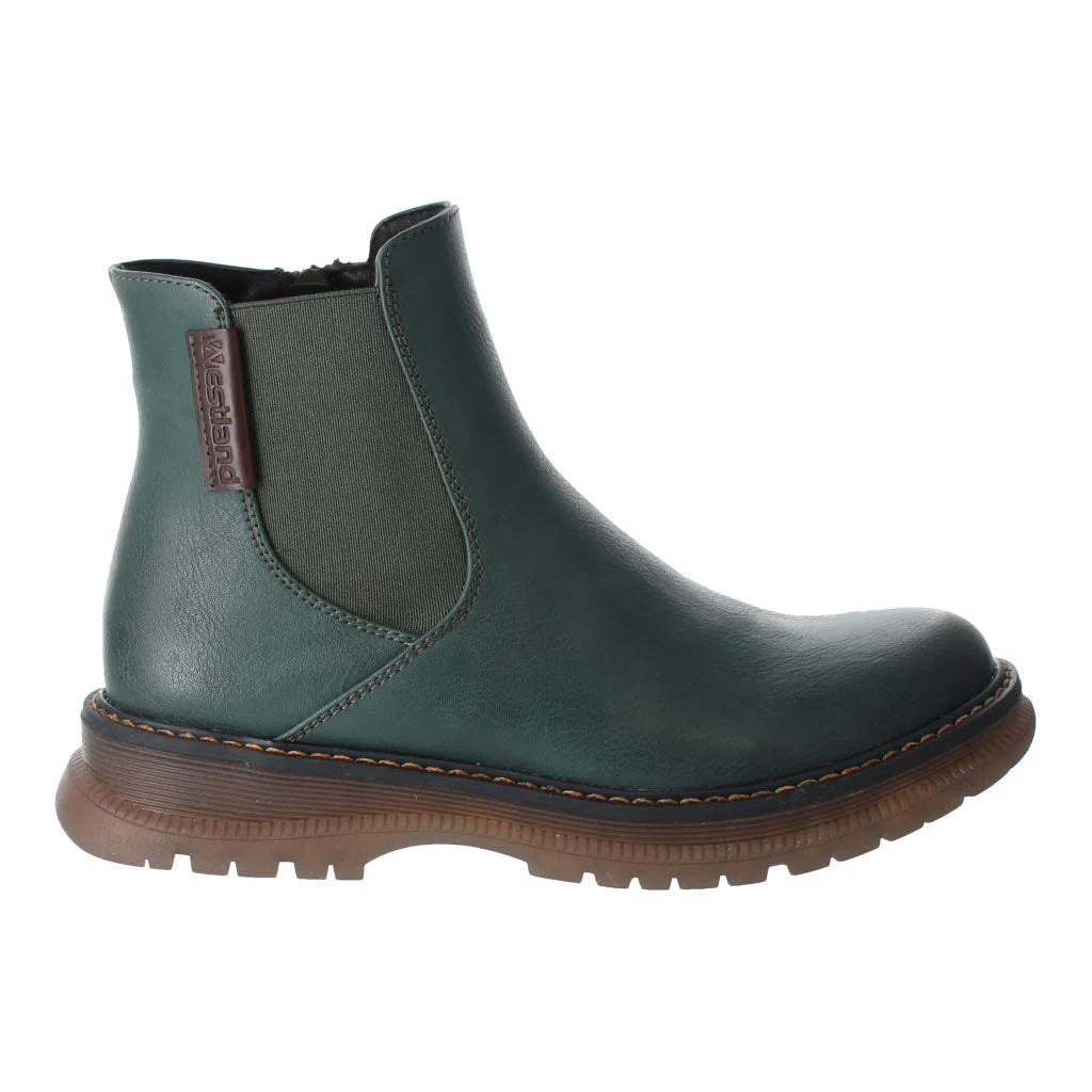 Josef Seibel Women's Westland Peyton 02 Vegan Comfort Boots Green