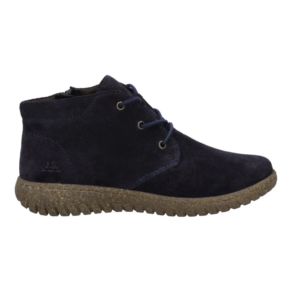 Josef Seibel Women's Angelina 07 Casual Leather Ankle Boots Ocean Blue