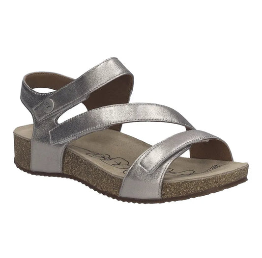 Josef Seibel Women's Tonga 25 Leather Strap Sandals Champaign