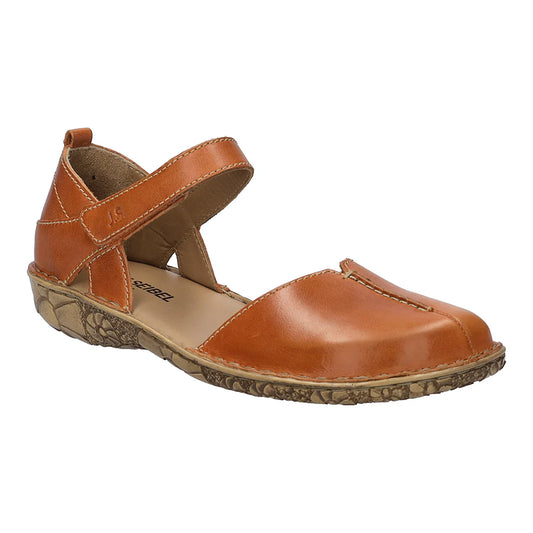 Josef Seibel Women's Rosalie 42 Leather Closed Toe Sandals Orange