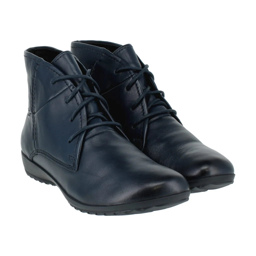 Josef Seibel Women's Naly 09 Leather Ankle Boots Ocean Blue