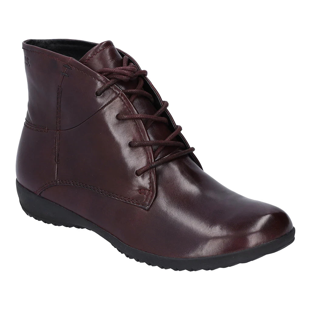 Josef Seibel Women's Naly 09 Leather Ankle Boots Bordo Burgundy