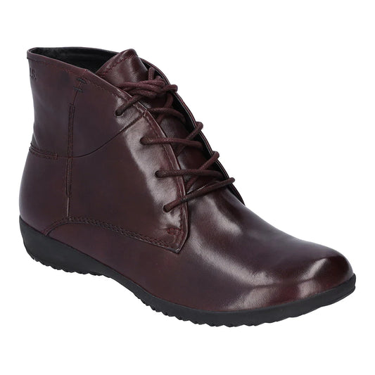 Josef Seibel Women's Naly 09 Leather Ankle Boots Bordo Burgundy