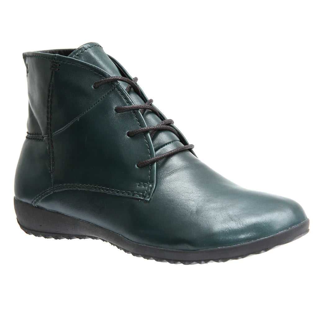 Josef Seibel Women's Naly 09 Leather Ankle Boots Petrol Green