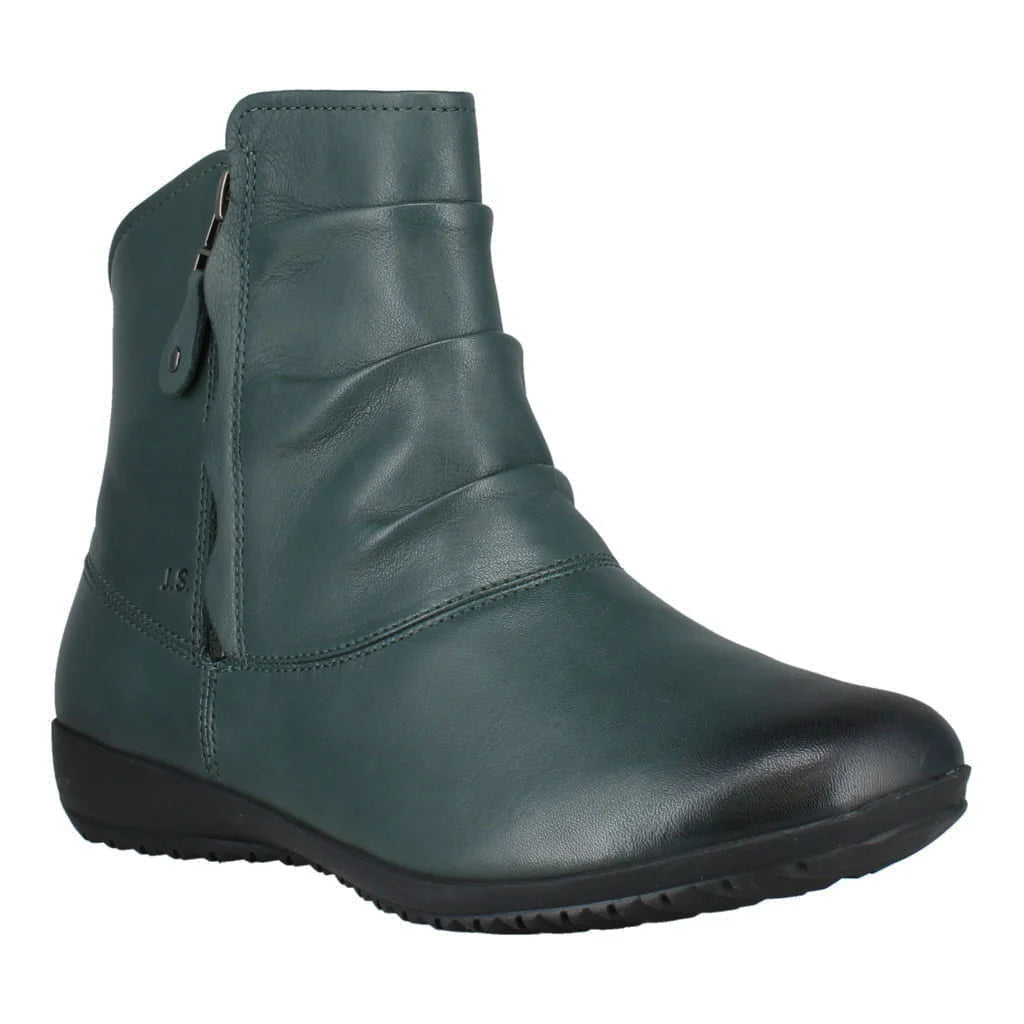 Josef Seibel Women's Naly 24 Leather Ankle Boots Tanne Green