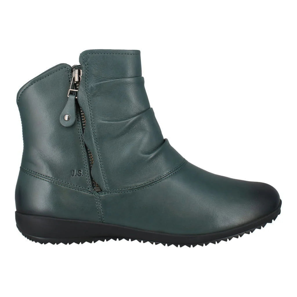 Josef Seibel Women's Naly 24 Leather Ankle Boots Tanne Green