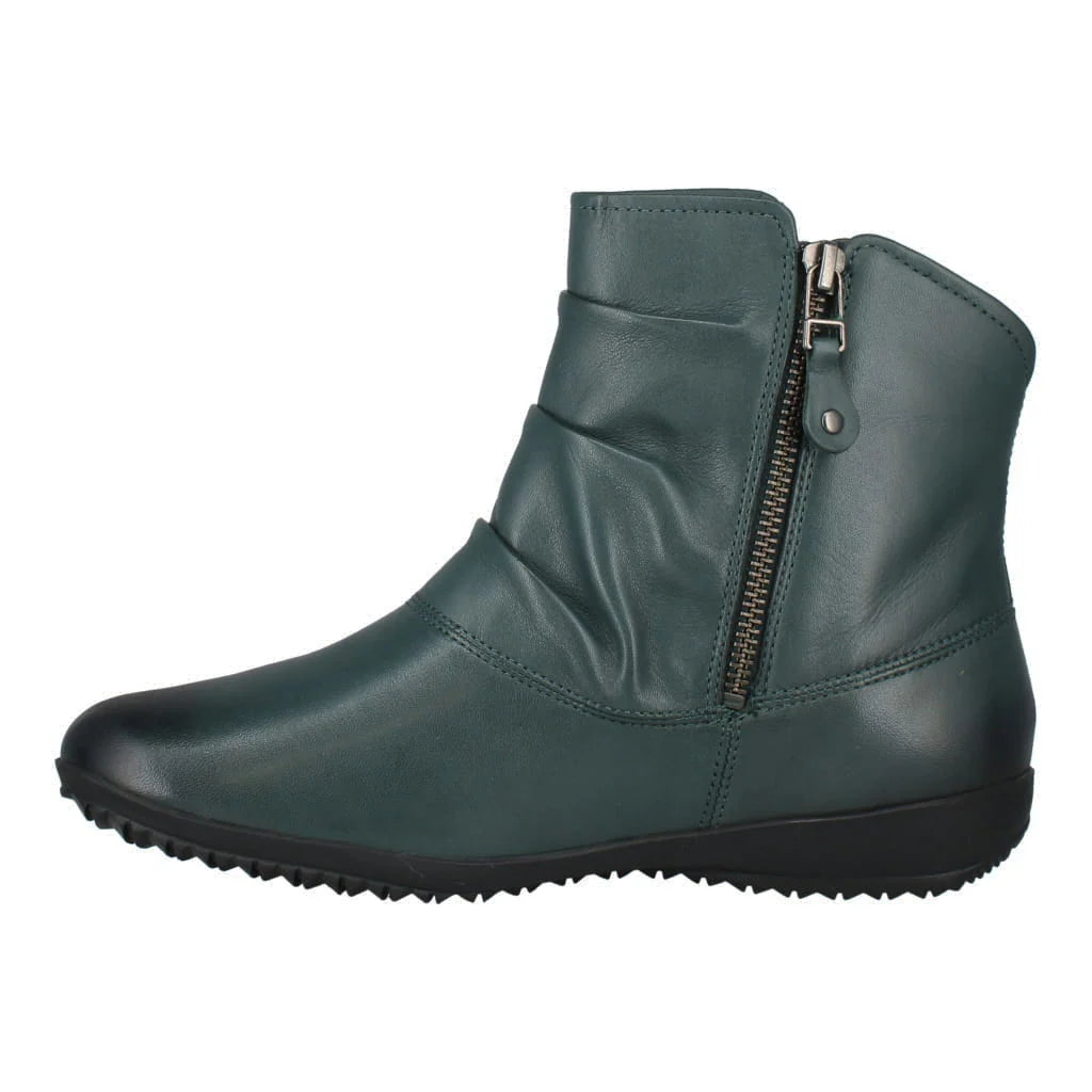 Josef Seibel Women's Naly 24 Leather Ankle Boots Tanne Green