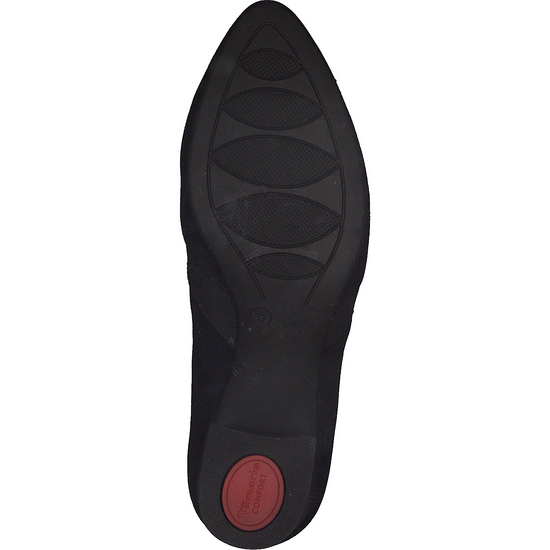 Jana Women's 8-84306-41 Comfort Heel Loafer Shoes Black