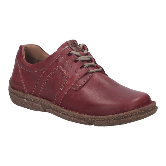 Josef Seibel Women's Neele 44 Leather Comfort Shoe Bordeaux Burgundy