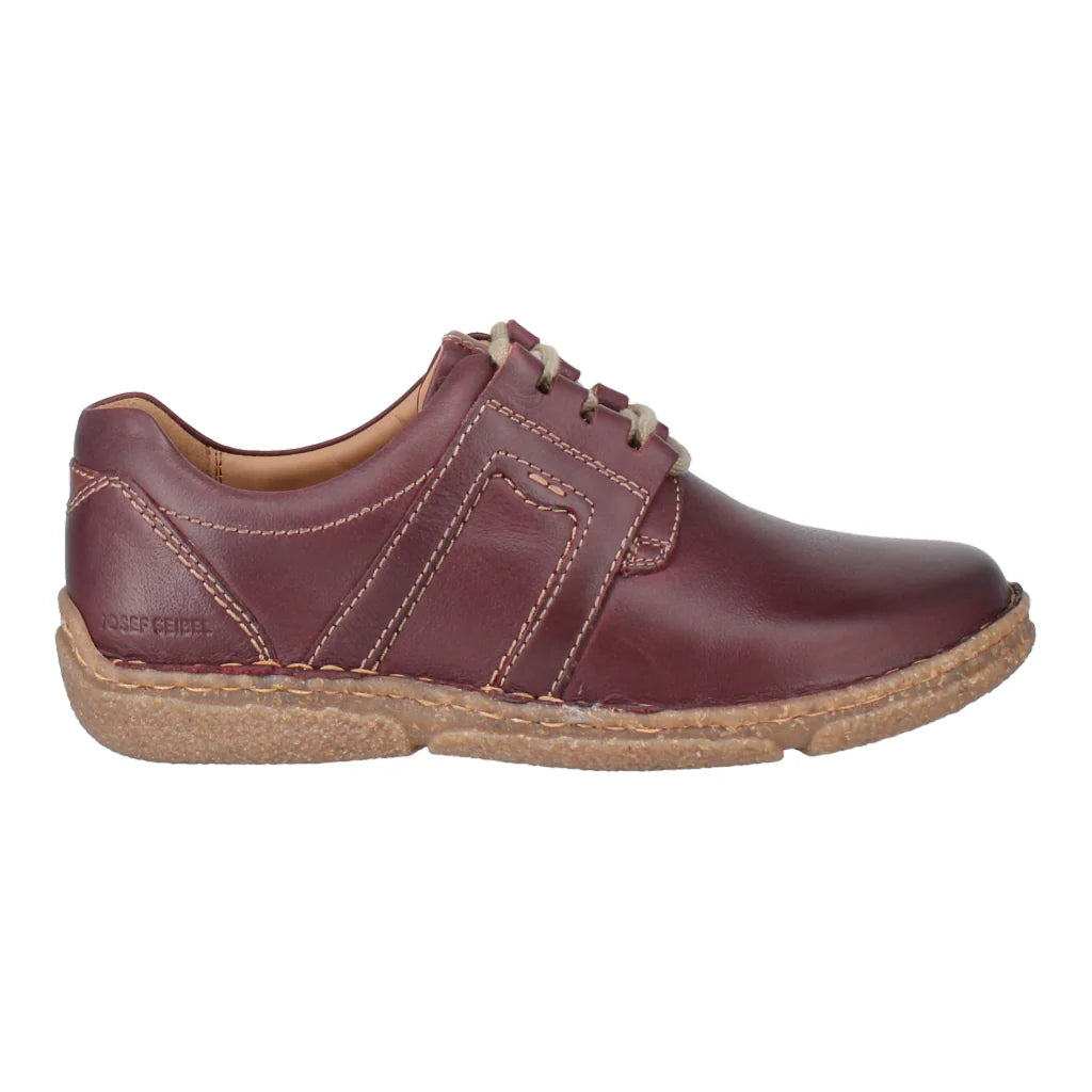 Josef Seibel Women's Neele 44 Leather Comfort Shoe Bordeaux Burgundy