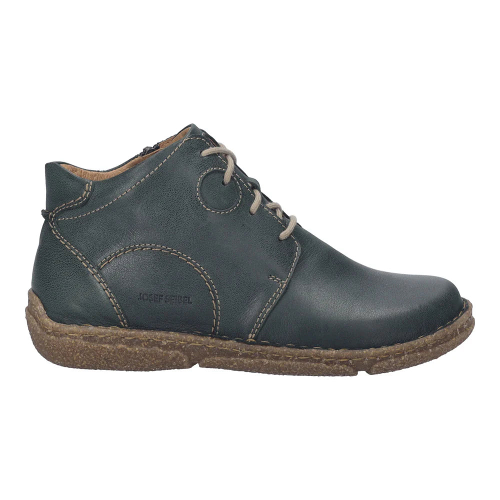Josef Seibel Women's Neele 46 Leather Ankle Boots Tanne Green