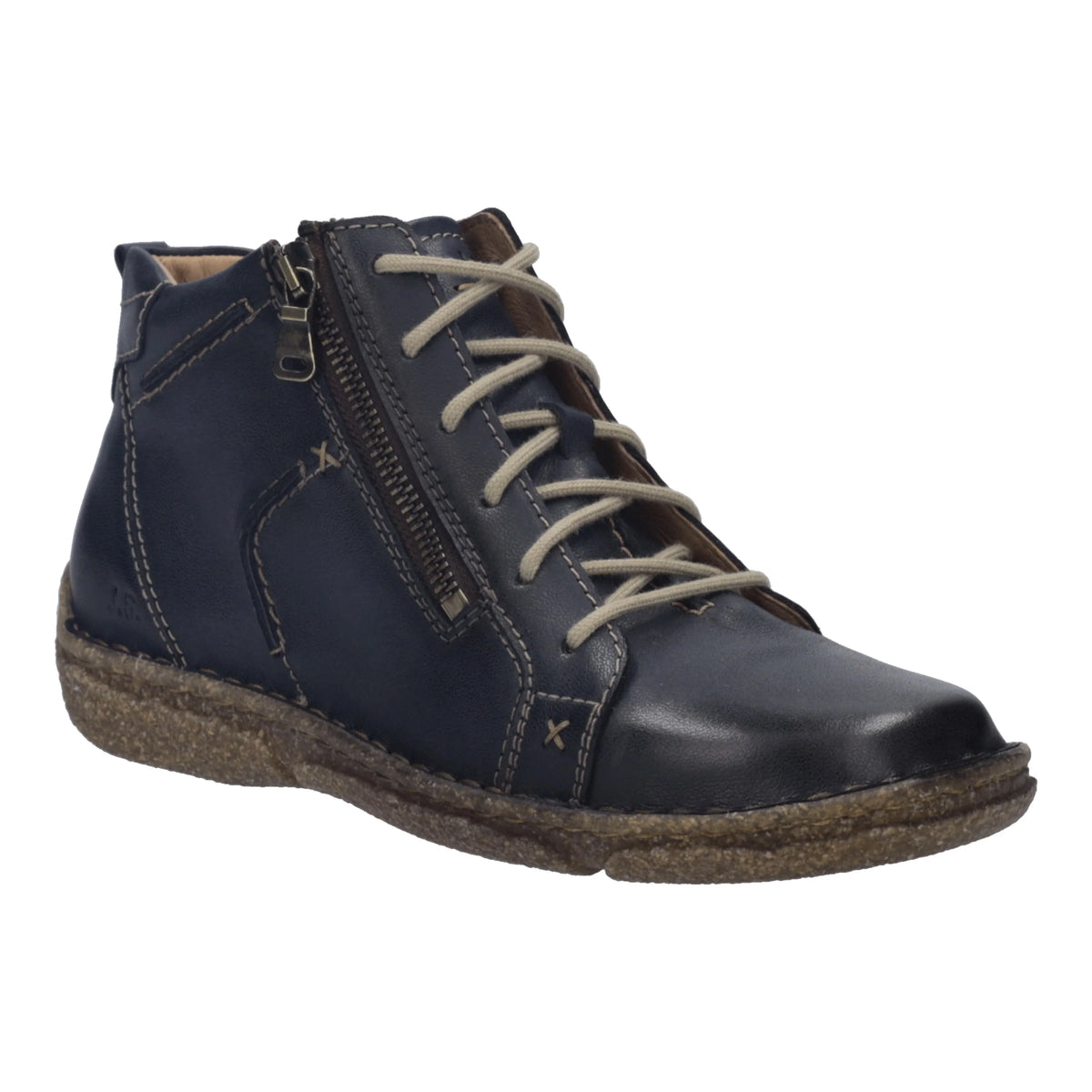 Josef Seibel Women's Neele 71 Leather Comfort Boots Ocean Blue