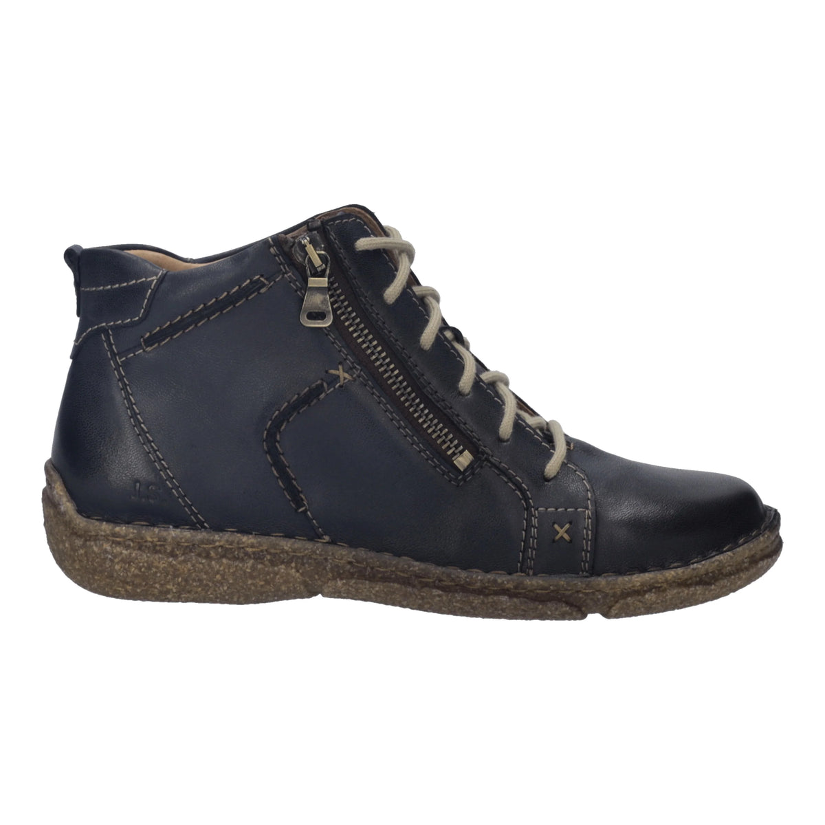 Josef Seibel Women's Neele 71 Leather Comfort Boots Ocean Blue