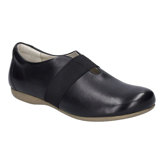 Josef Seibel Women's Fiona 81 Slip-On Leather Shoes Black