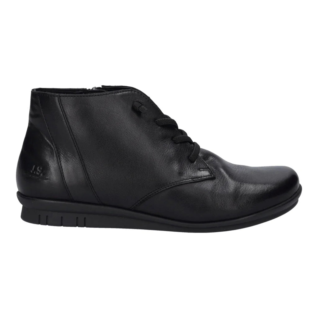 Josef Seibel Women's Violet 03 Leather Ankle Boots Black