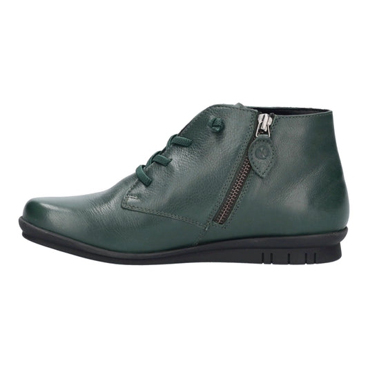 Josef Seibel Women's Violet 03 Leather Ankle Boots Bosco Green