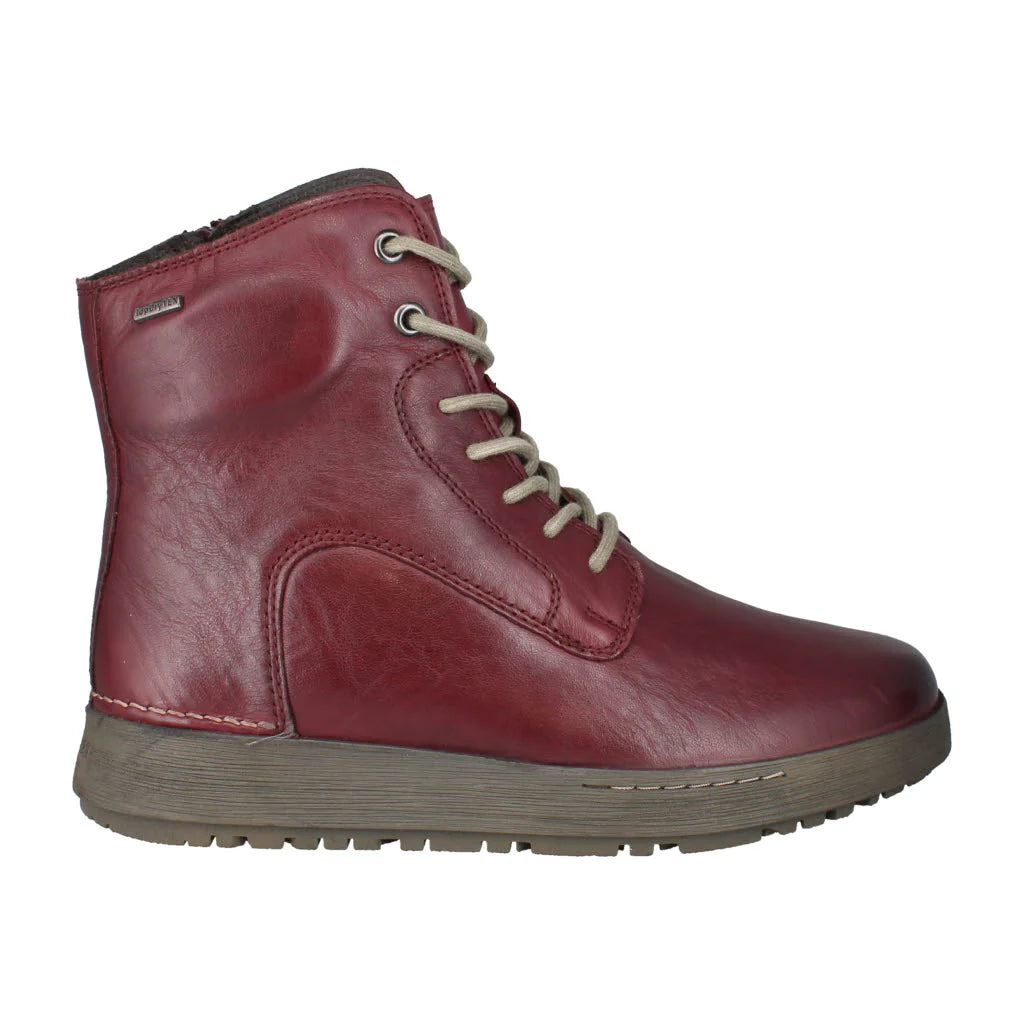 Josef Seibel Women's Anna 51 Leather Mid-High Boots Plum