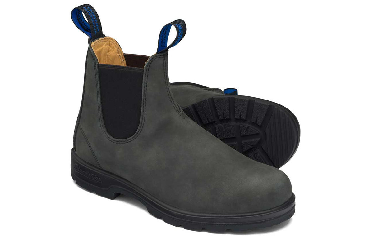 Blundstone Unisex 1478 Leather Chelsea Boots Rustic Black