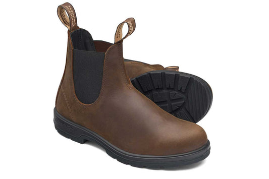 Blundstone Unisex 1609 Leather Chelsea Boots Antique Brown