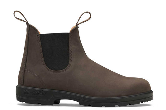 Blundstone Unisex 2345 Leather Chelsea Boots Brown Nubuck