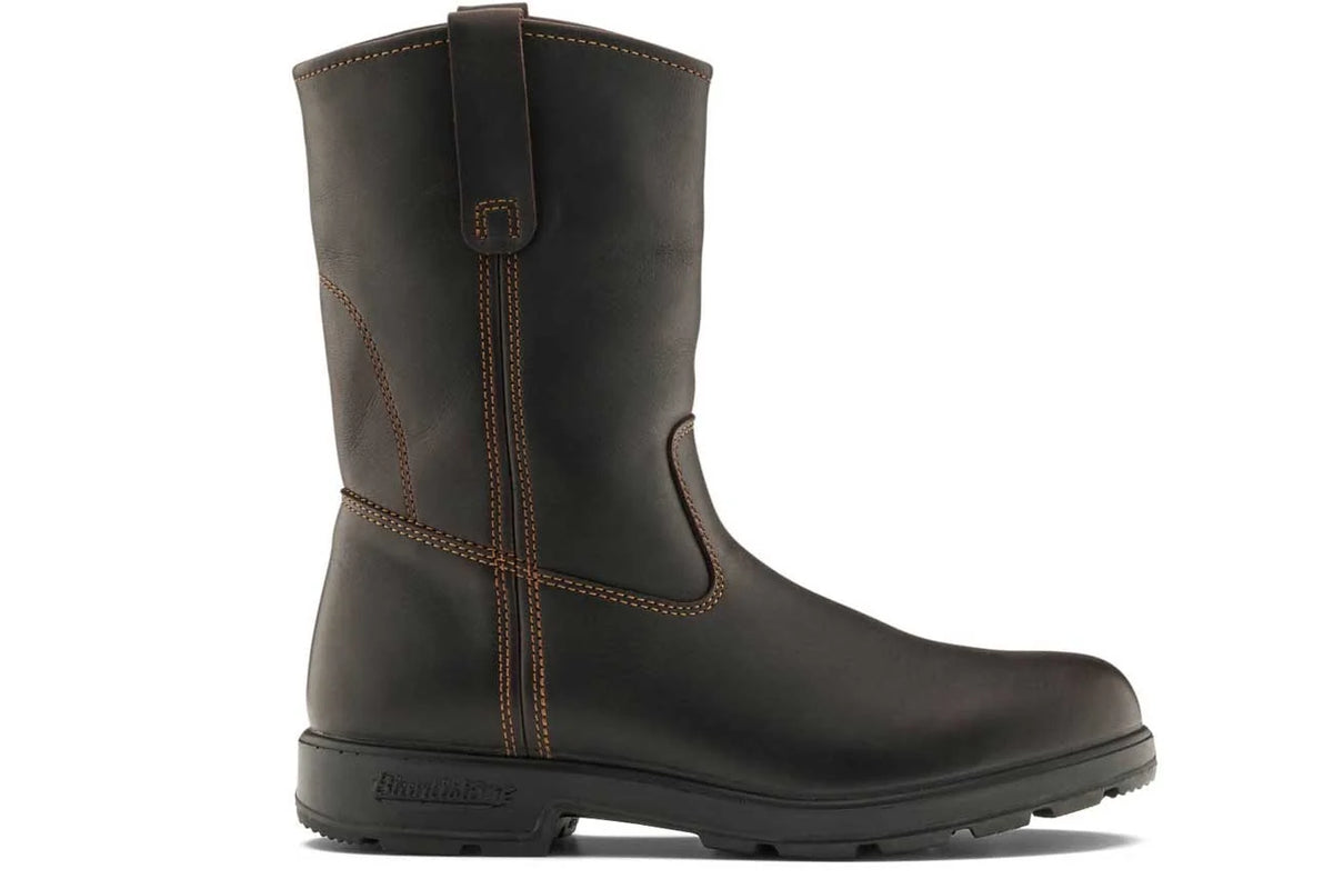 Blundstone Unisex 2528 Leather Rugger Boots Claret Oiled Leather